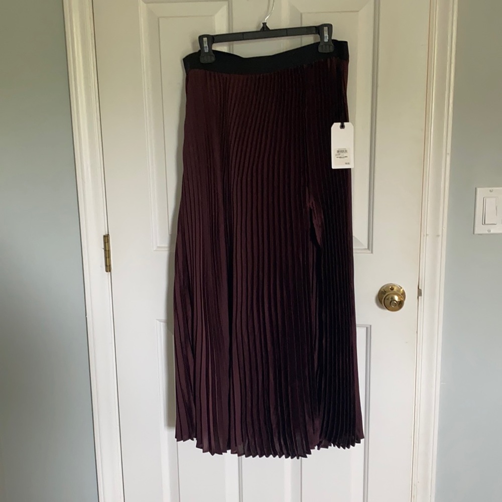 Burgundy Maxi Skirt- Leith NWT